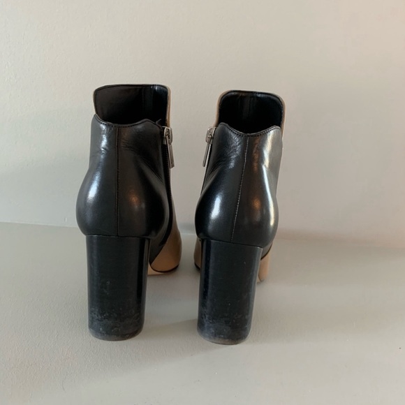 Marc Fisher black tan booties Size 6 - Picture 3 of 7